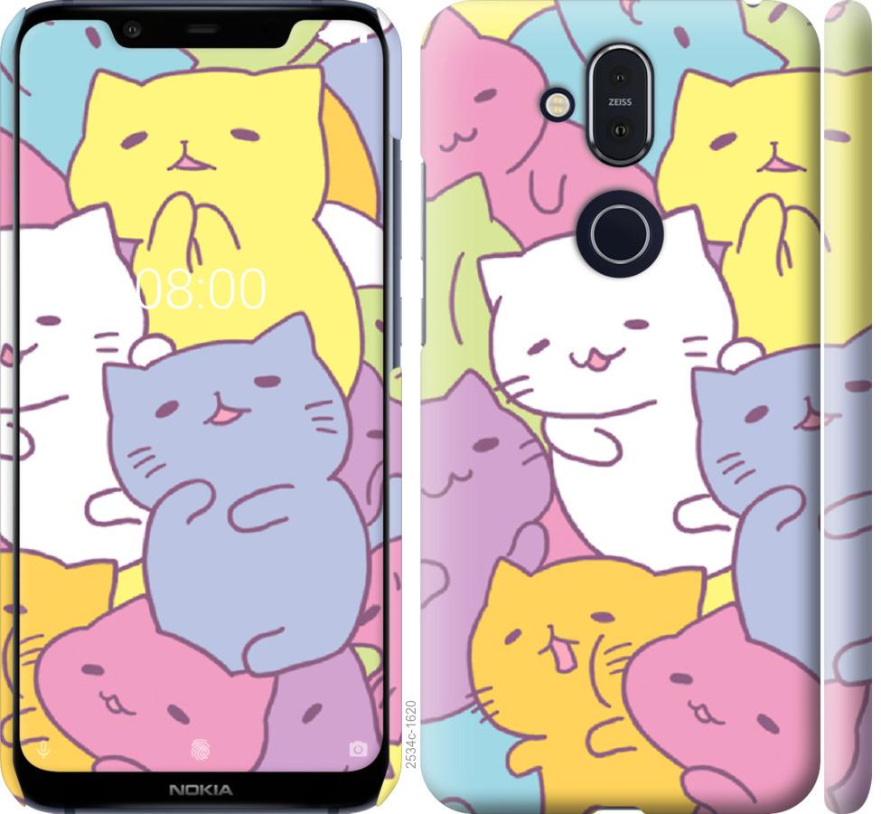 

Чехол на Nokia 8.1 Котики