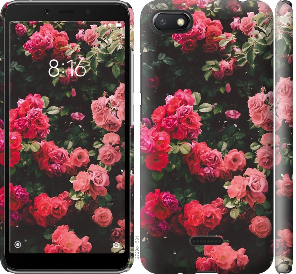 

Чехол на Xiaomi Redmi 6A Куст с розами