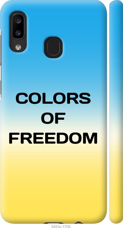 Чехол на Samsung Galaxy A20e A202F Colors of Freedom