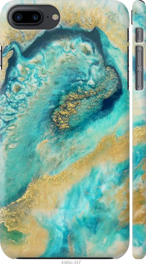 

Чохол на iPhone 8 Plus Green marble