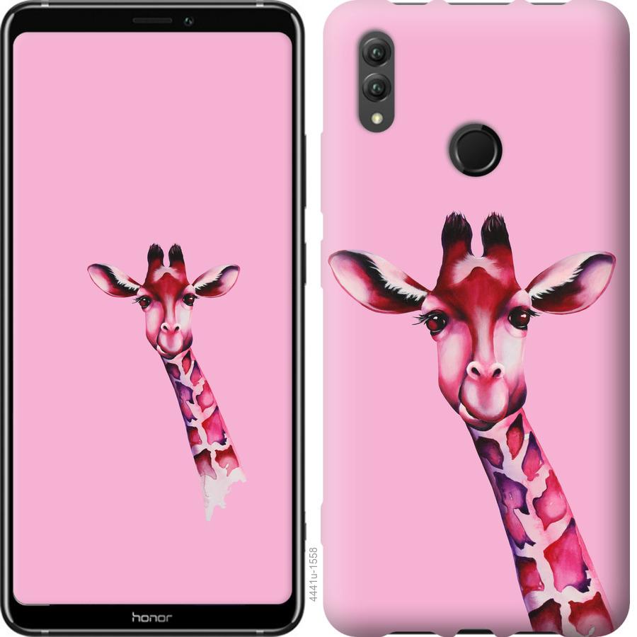 

Чохол на Huawei Honor Note 10 Рожева жирафа