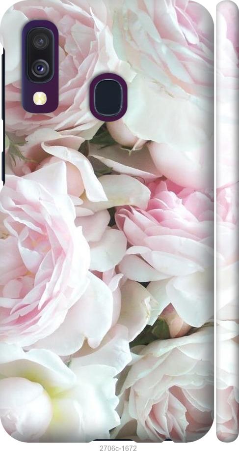 

Чехол на Samsung Galaxy A40 2019 A405F Пионы v2