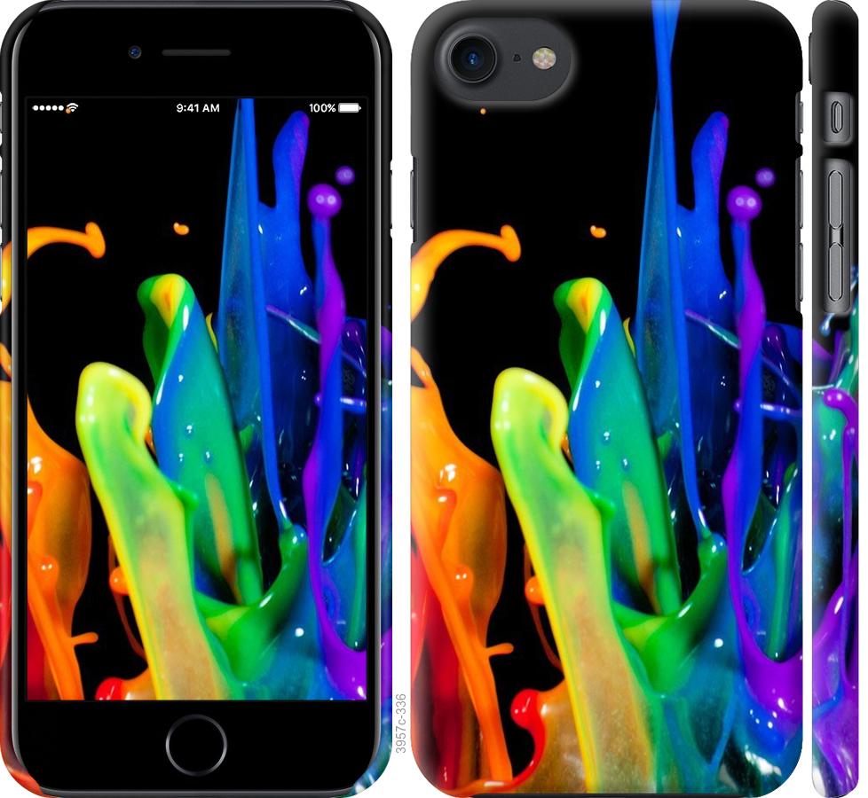 

Чохол на iPhone 7 бризки фарби