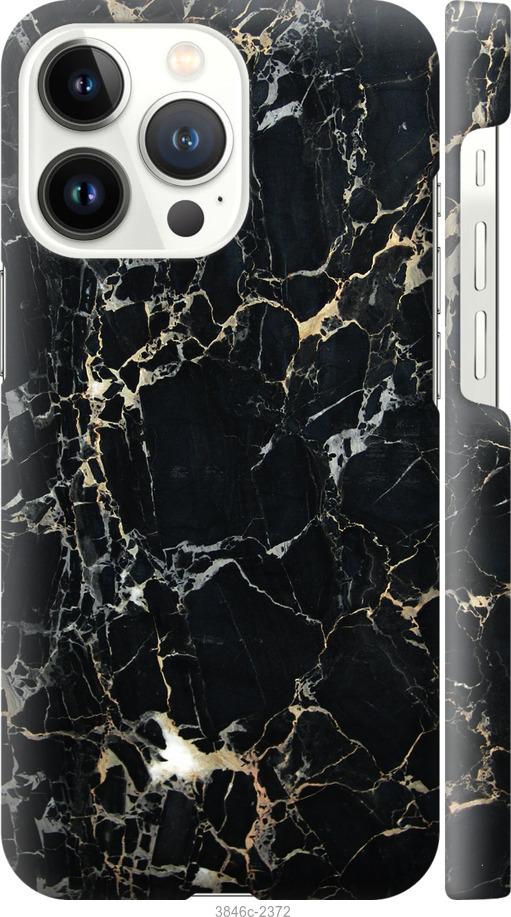 

Чехол на iPhone 13 Pro Черный мрамор