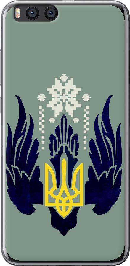 

Чехол на Xiaomi Mi Note 3 Тризуб с крыльями