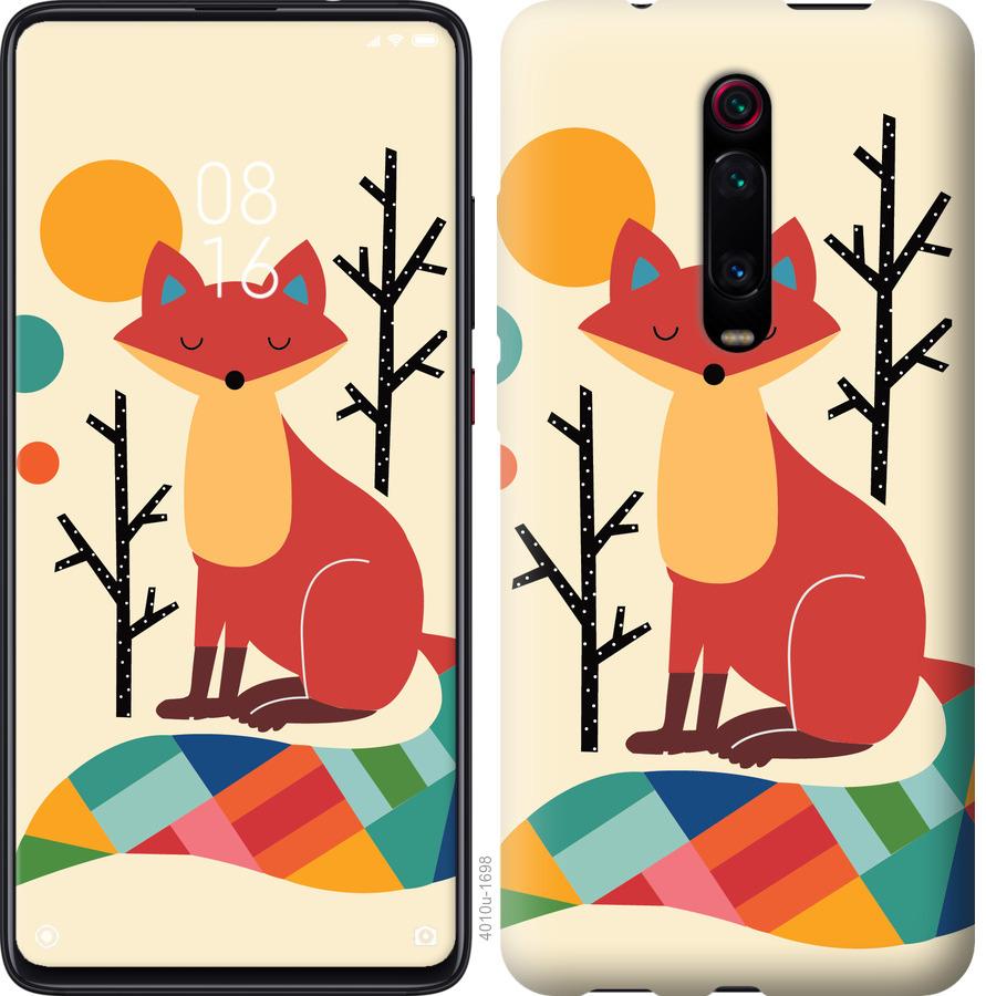 

Чехол на Xiaomi Mi 9T Pro Rainbow fox