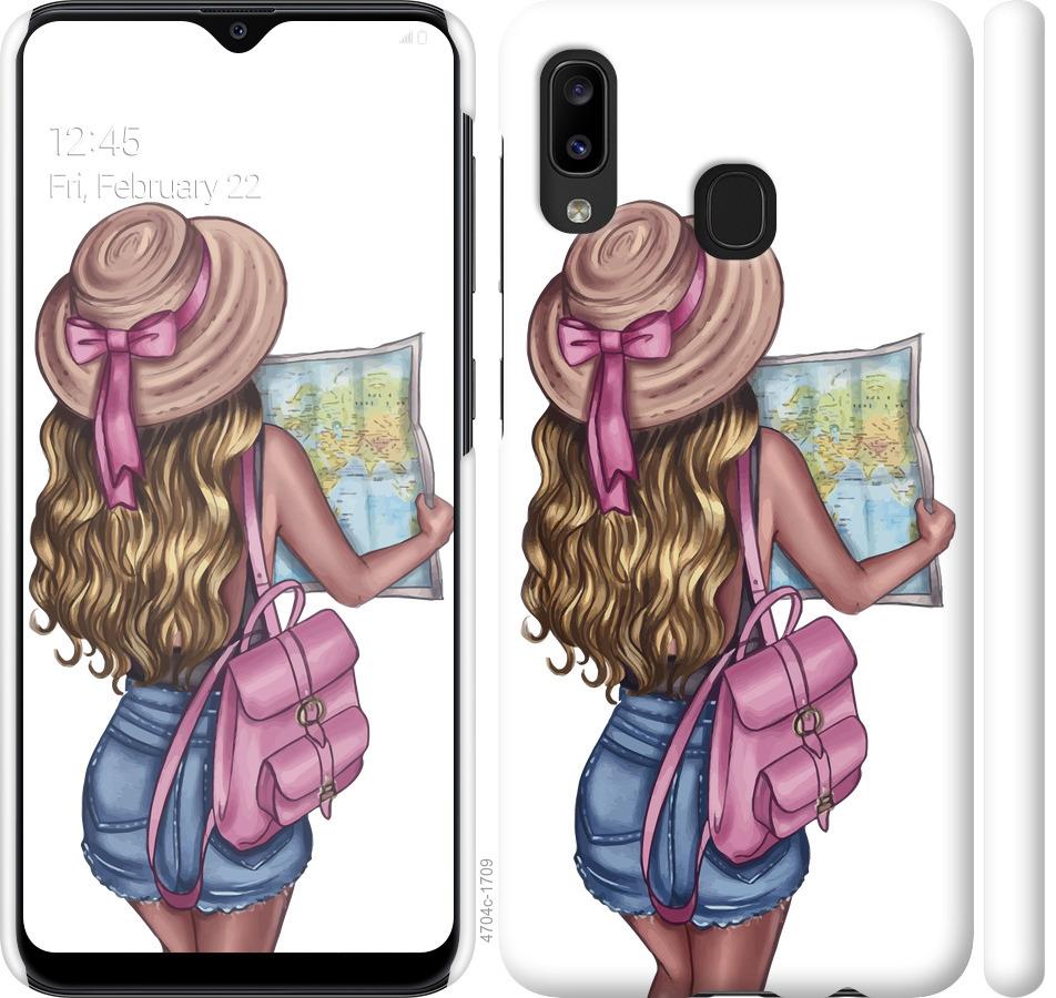 

Чохол на Samsung Galaxy A20e A202F Дівчина з картою