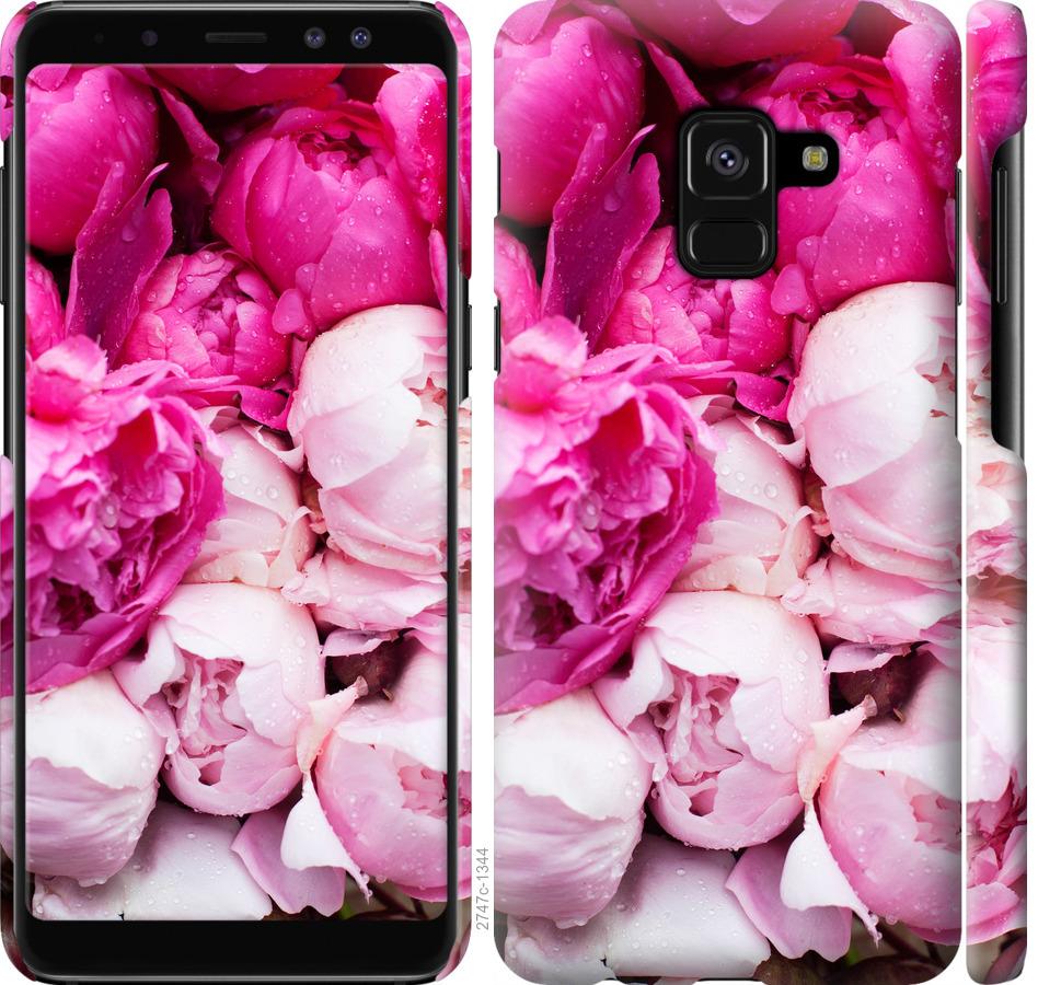 

Чохол на Samsung Galaxy A8 2018 A530F Рожеві півонії