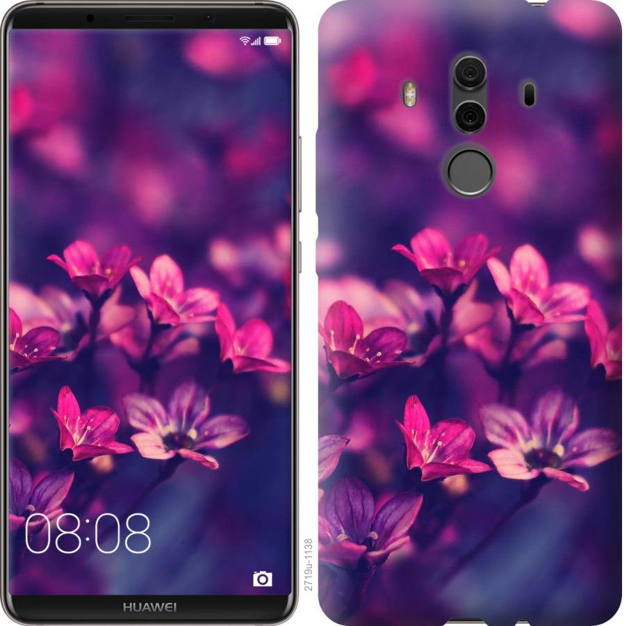 

Чохол на Huawei Mate 10 Pro Пурпурні квіти
