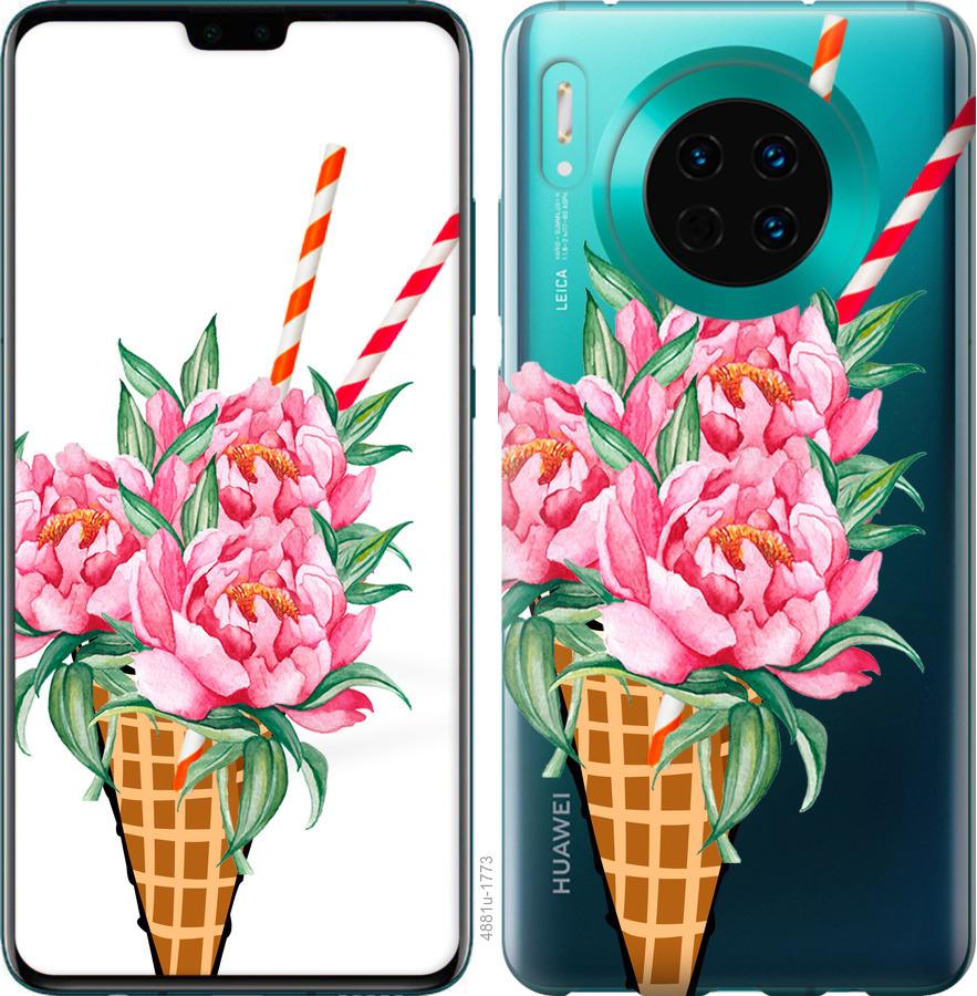 

Чехол на Huawei Mate 30 Мороженое-пионы