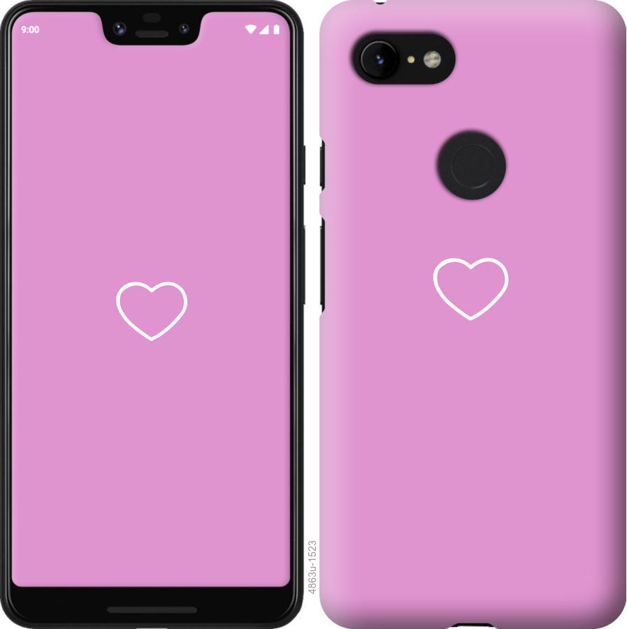 

Чохол на Google Pixel 3 XL серце 2