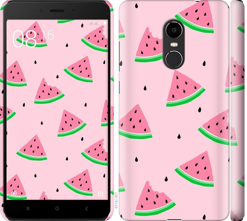 

Чехол на Xiaomi Redmi Note 4X Розовый арбуз