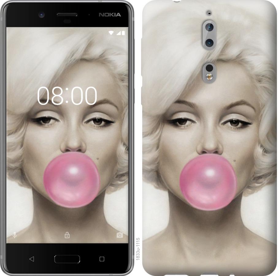 

Чехол на Nokia 8 Мэрлин Монро