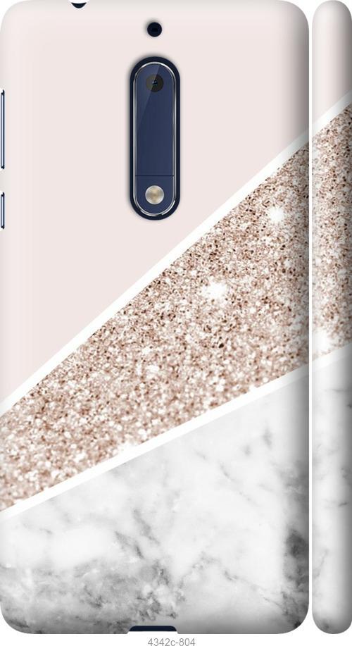 

Чехол на Nokia 5 Пастельный мрамор
