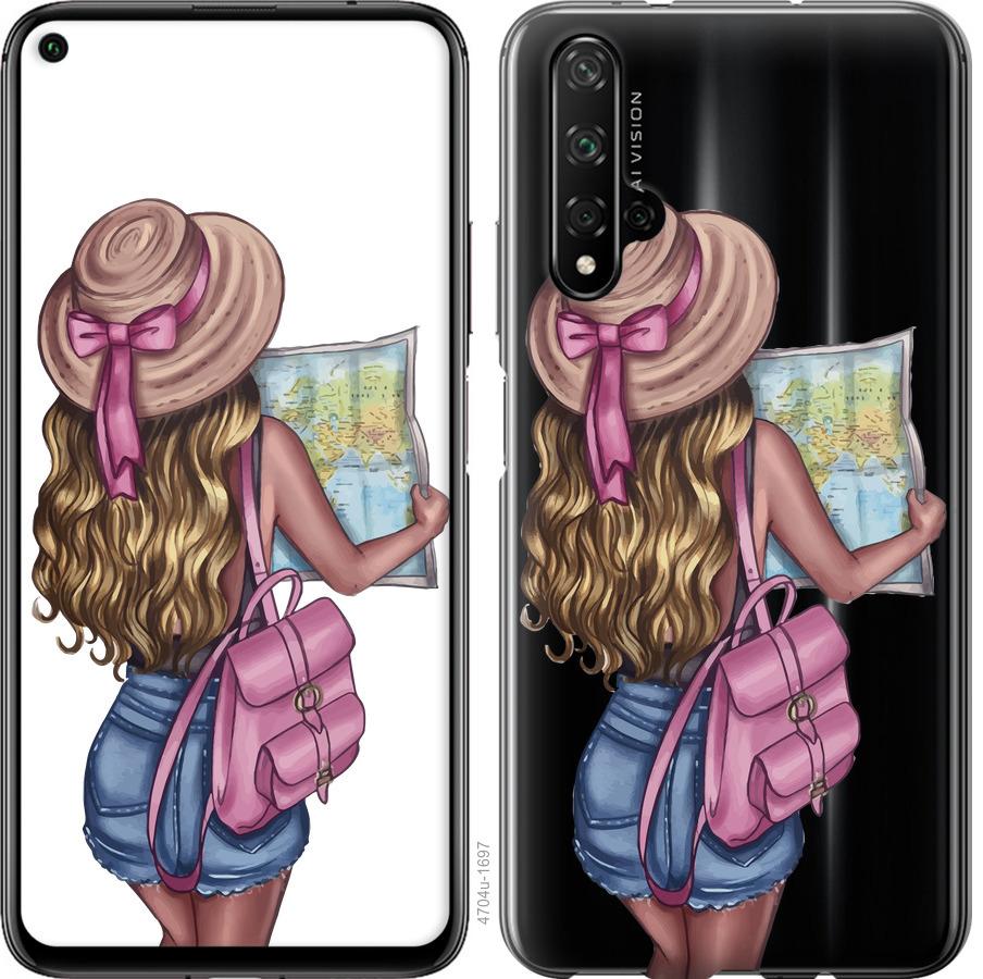 

Чохол на Huawei Honor 20 Дівчина з картою