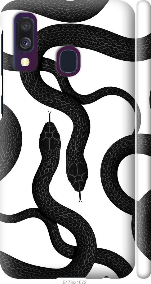 

Чехол на Samsung Galaxy A40 2019 A405F Змеи