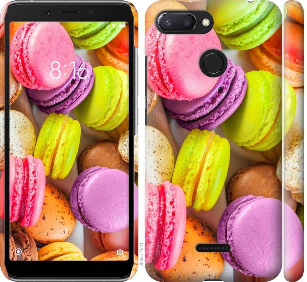 

Чехол на Xiaomi Redmi 6 Макаруны