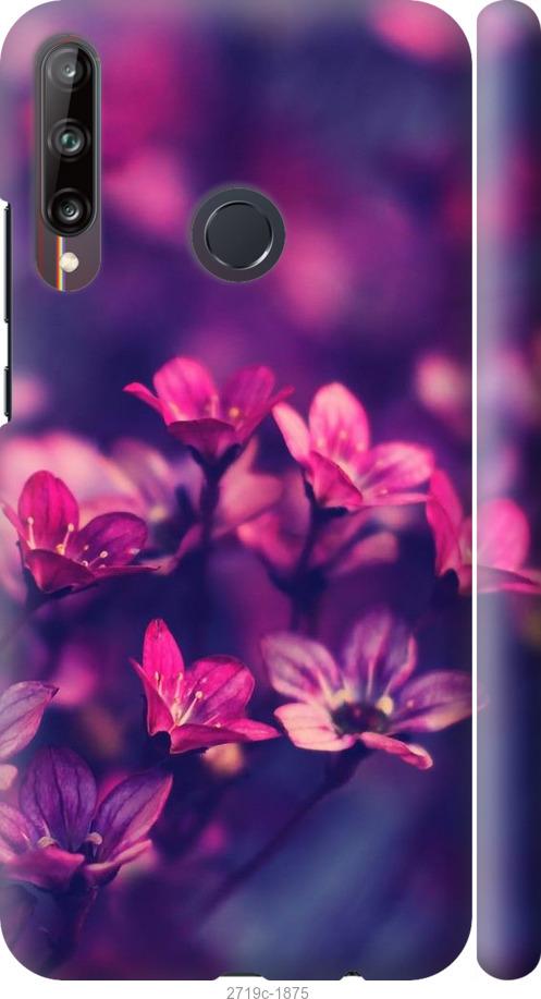 

Чехол на Huawei P40 Lite E Пурпурные цветы