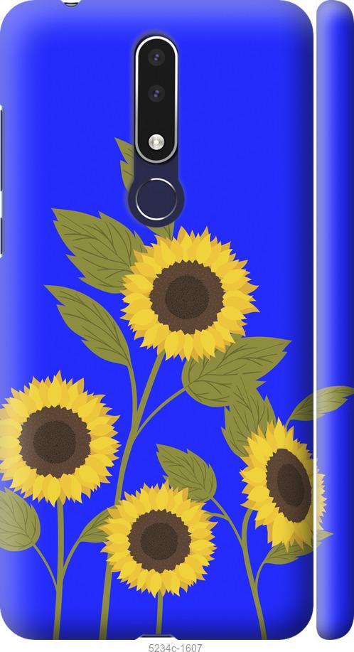 

Чохол на Nokia 3.1 Plus Подсолнухи v2