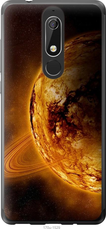 

Чехол на Nokia 5.1 Жёлтый Сатурн