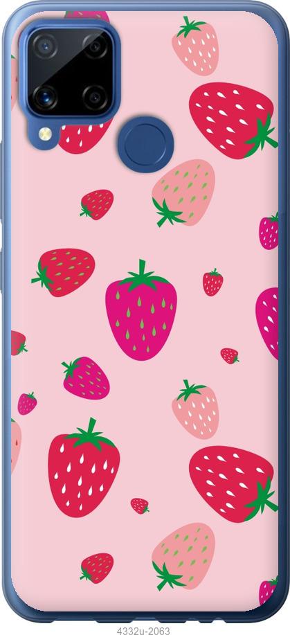 

Чохол на Realme C15 Полунички