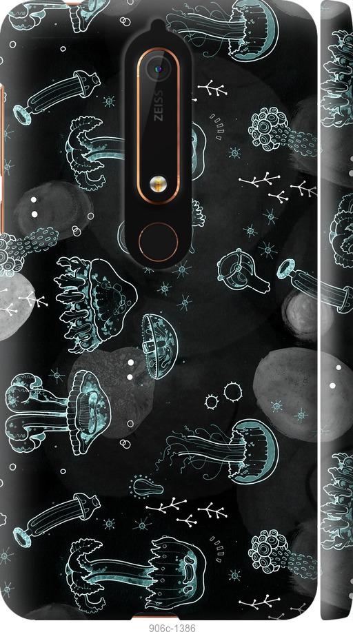 

Чехол на Nokia 6 2018 Медузы