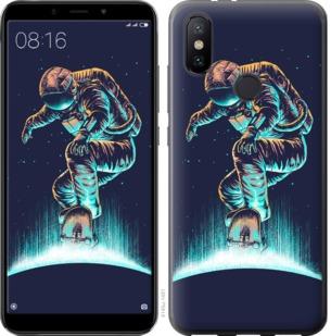 

Чехол на Xiaomi Mi A2 Космонавт на скейтборде