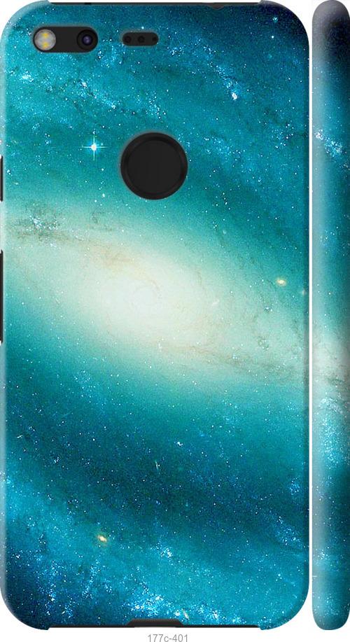 

Чехол на Google Pixel XL Голубая галактика