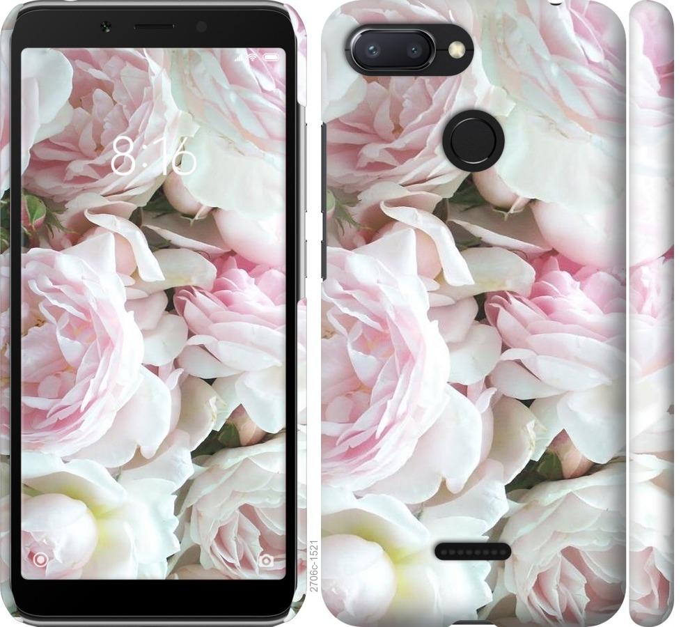 

Чехол на Xiaomi Redmi 6 Пионы v2