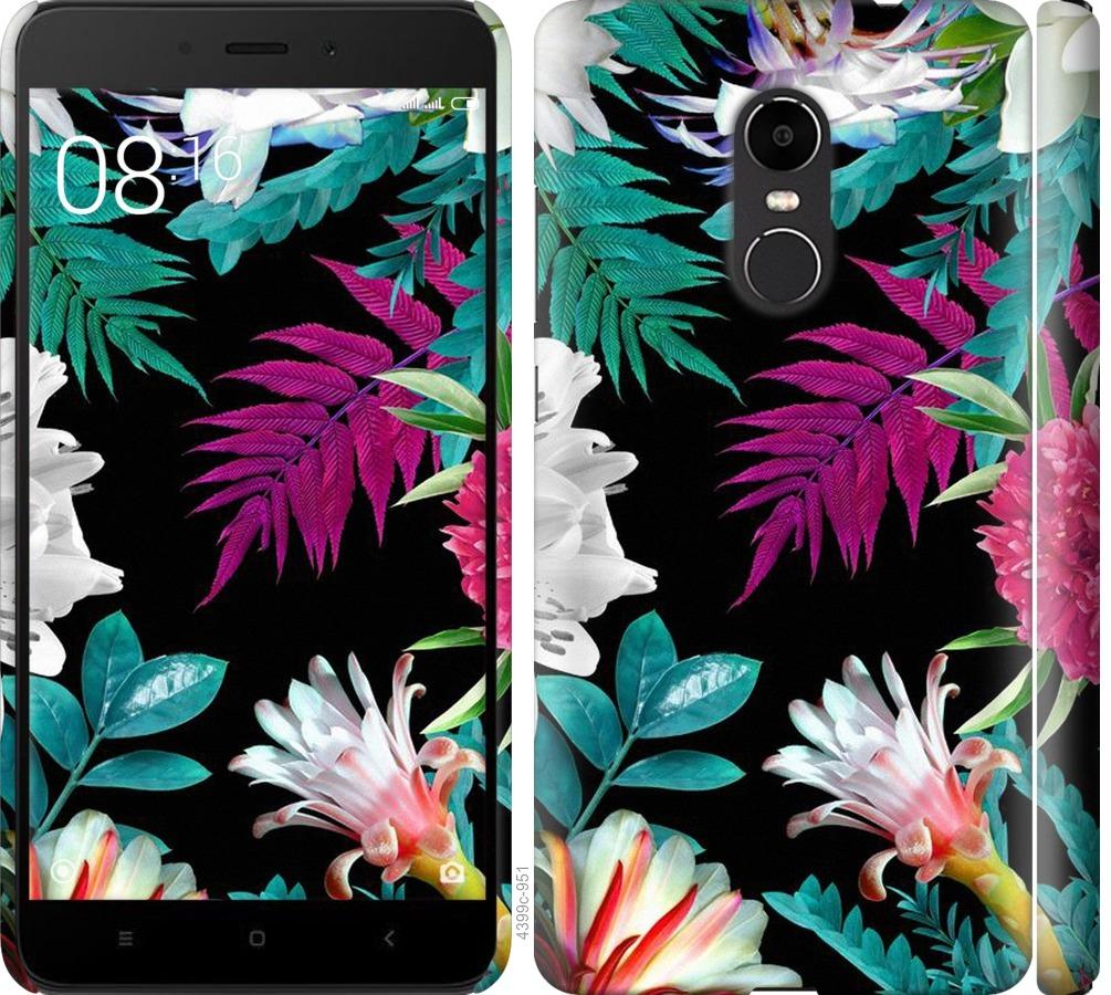 

Чехол на Xiaomi Redmi Note 4X Flowers