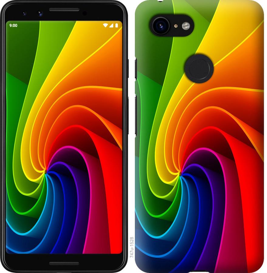 

Чохол на Google Pixel 3 Райдужний вихор