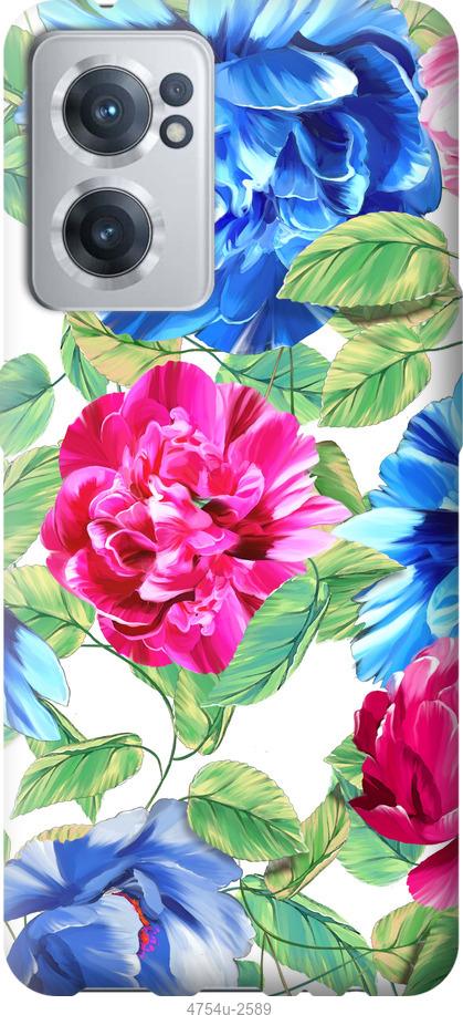 

Чохол на OnePlus Nord CE 2 квіти 21