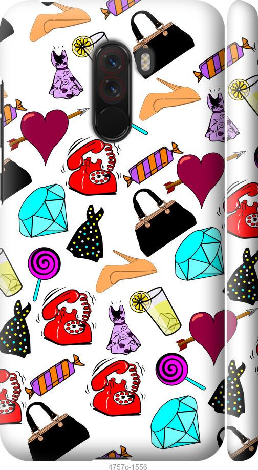 

Чехол на Xiaomi Pocophone F1 stickers