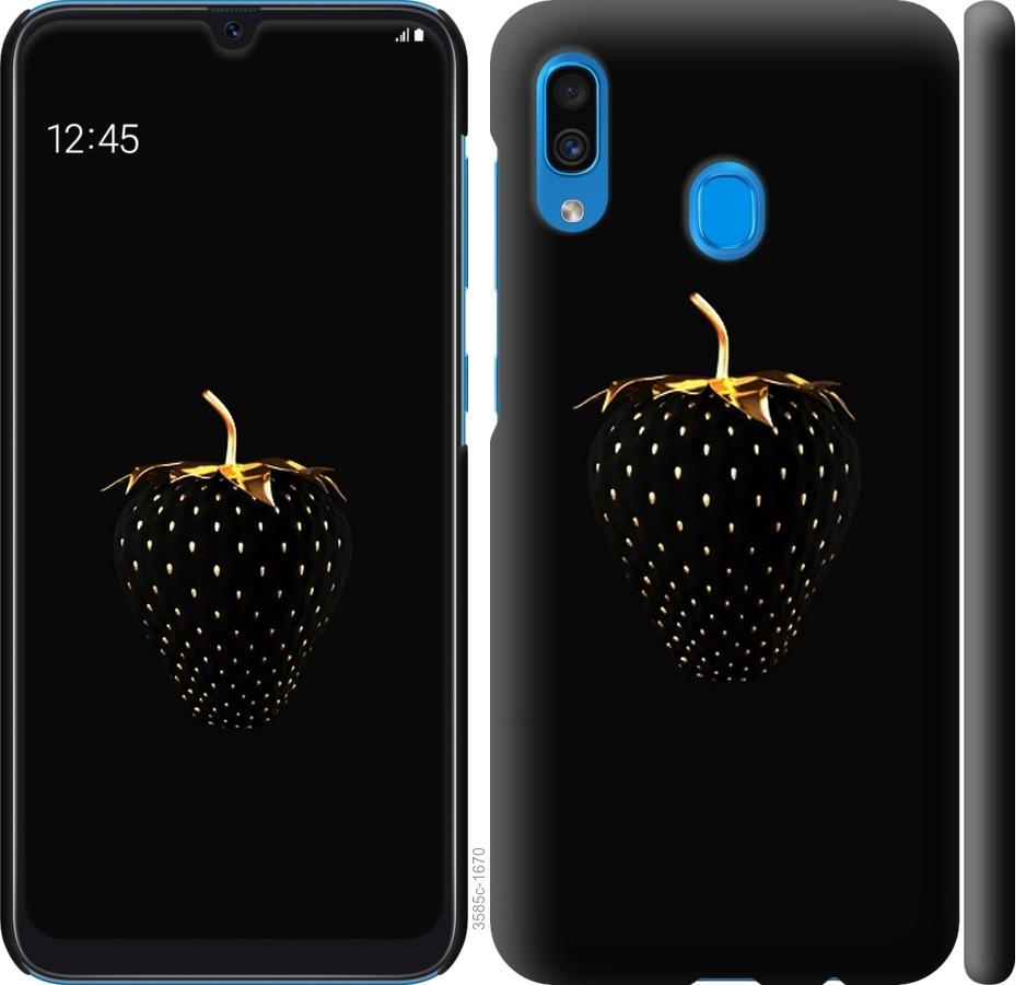 

Чохол на Samsung Galaxy A30 2019 A305F Чорна полуниця