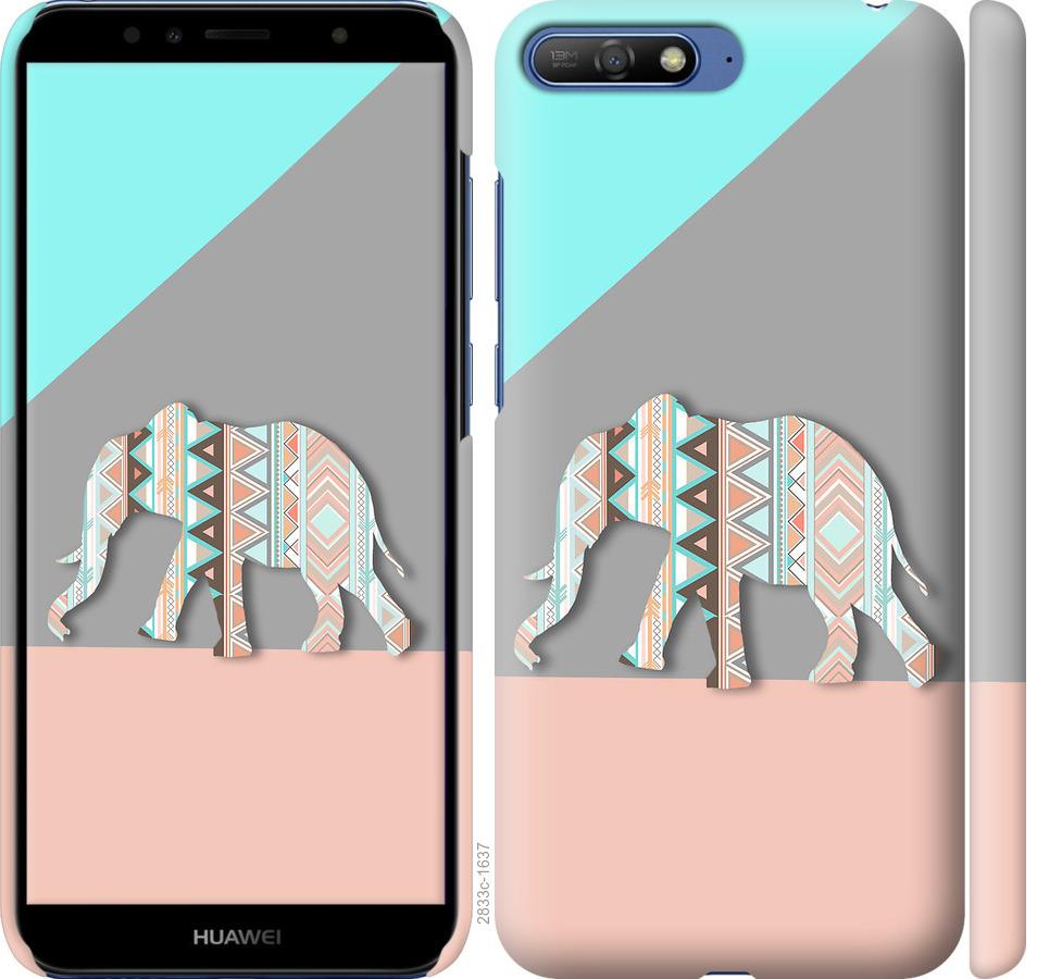 

Чохол на Huawei Y6 2018 Візерунчастий слон