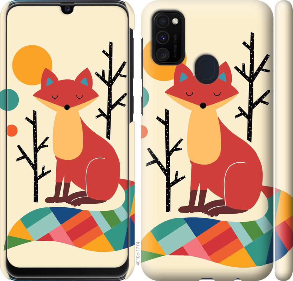 

Чехол на Samsung Galaxy M21 M215F Rainbow fox