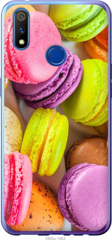 

Чехол на Realme 3 Pro Макаруны