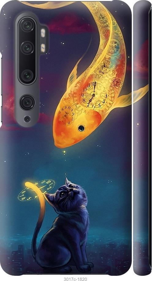 Чехол на Xiaomi Mi Note 10 Кошкин сон