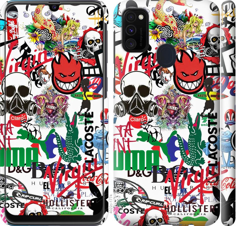 

Чохол на Samsung Galaxy A51 2020 A515F Many different logos