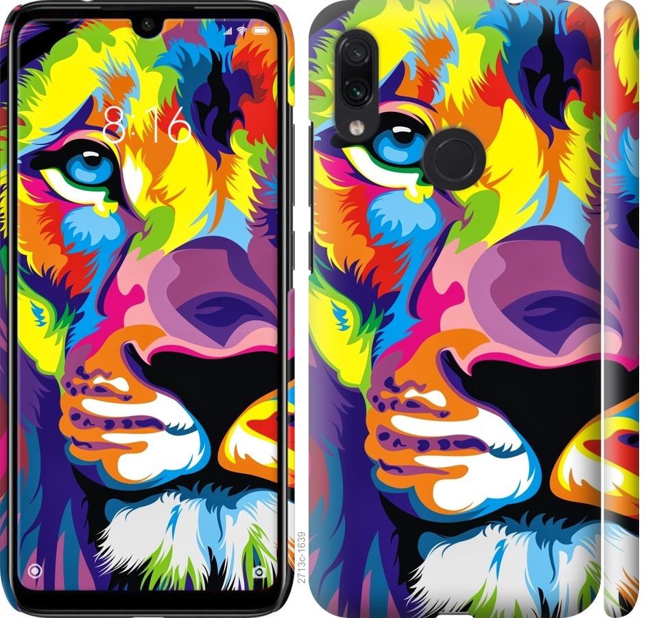 

Чохол на Xiaomi Redmi Note 7 Різнобарвний лев
