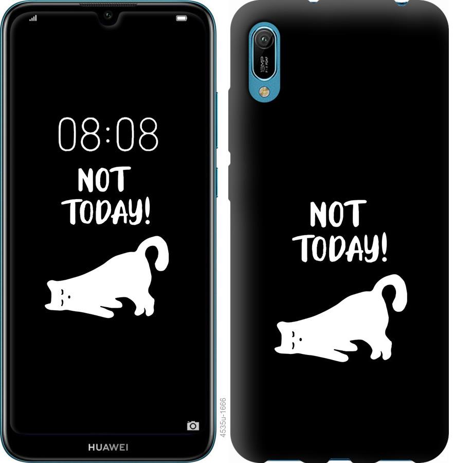 

Чохол на Huawei Y6 2019 Втомлений кіт