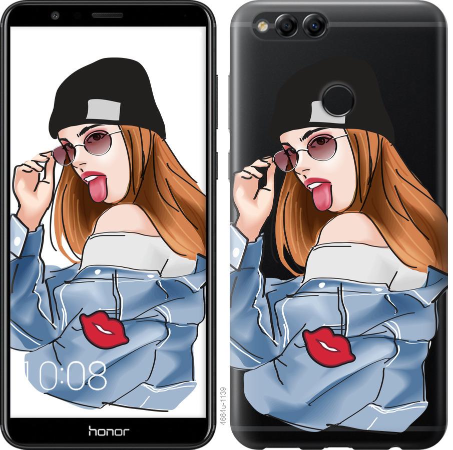 

Чохол на Huawei Honor 7X Дівчина v3