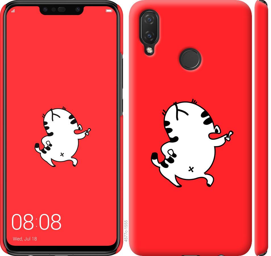 

Чехол на Huawei P Smart Plus Котик