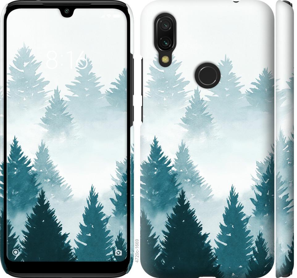 

Чохол на Xiaomi Redmi 7 Акварельні Ялинки