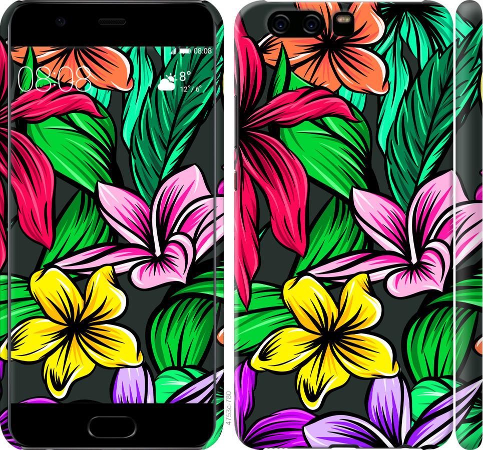 

Чохол на Huawei P10 Тропічні квіти 1