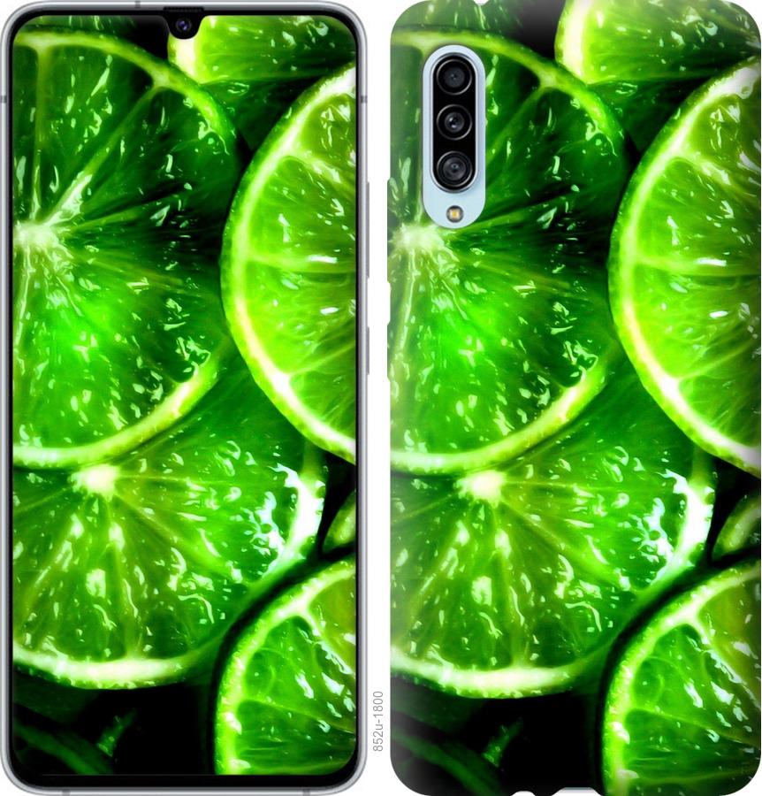 

Чохол на Samsung Galaxy A90 5G Зелені часточки лимона