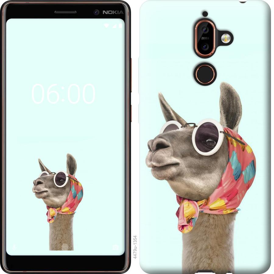 

Чохол на Nokia 7 Plus Модна лама