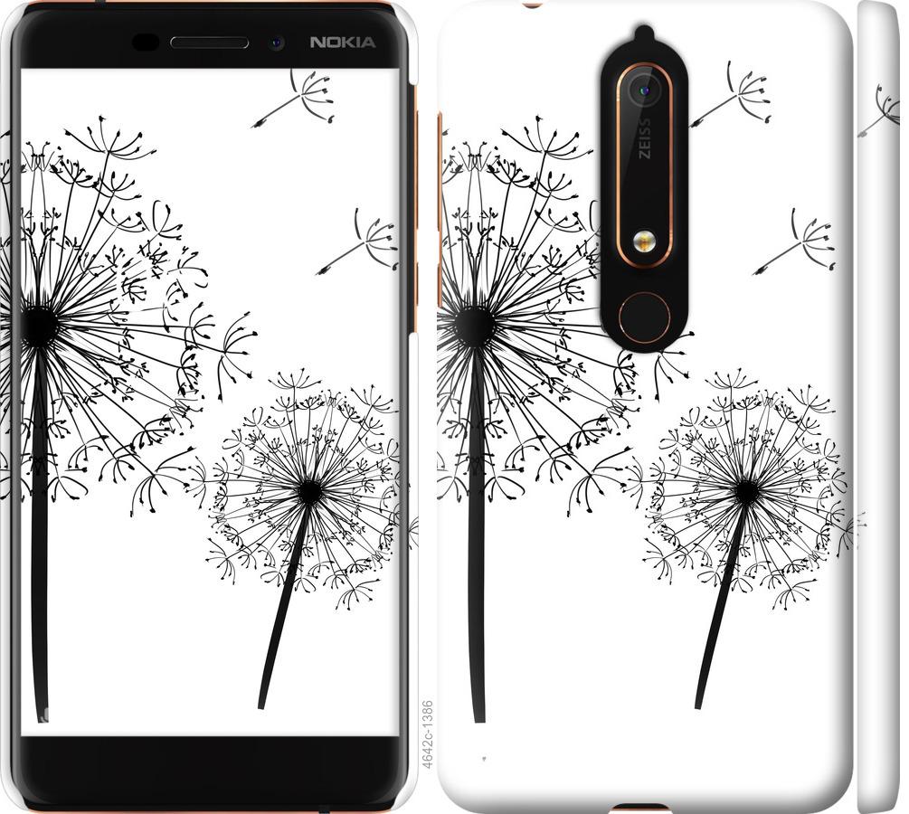 

Чехол на Nokia 6.1 Одуванчики