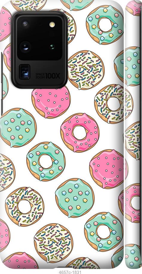 Чохол на Samsung Galaxy S20 Ultra Пончики 1