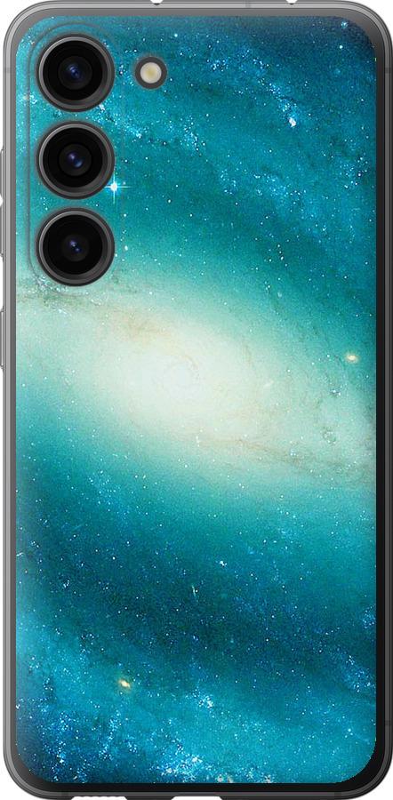 Чохол на Samsung Galaxy S23 Блакитна галактика